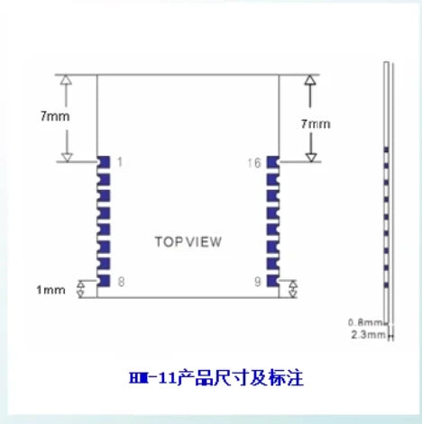 Custom HM-11 Bluetooth Module ble4.0 Serial Port Transmission Master Slave Integrated Shake iBeacon Small and Stable