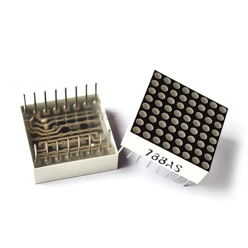 Custom 10pcs 788BS 8x8 8*8 Mini dot matrix LED display Red common cathode Nixie 16 pin 20mmx20mm 1.9mm DIY electronic kit