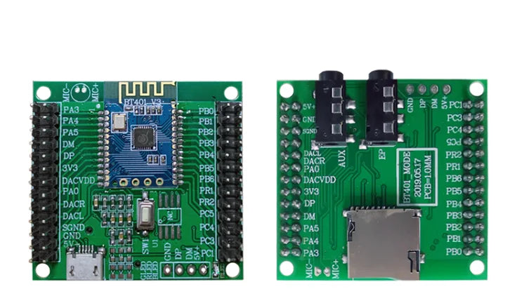 Custom BT401 Bluetooth module serial port transparent BLE MP3 AT audio IIS output I2s supports voice broadcasting