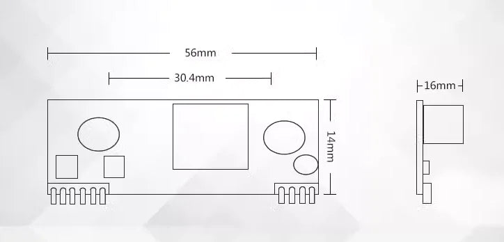 Custom TI scheme IEEE802.3 af standard embedded isolation PoE module PD receiving terminal power supply 12V1A