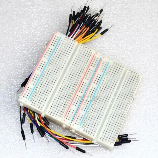 Custom 1 Pcs 750-Point Board Experiment Breadboard(protoboard) +1 Pcs Jumper Wires Uno r3 ,Aega 2560,Due,for Raspberry Pi Kits,Kit