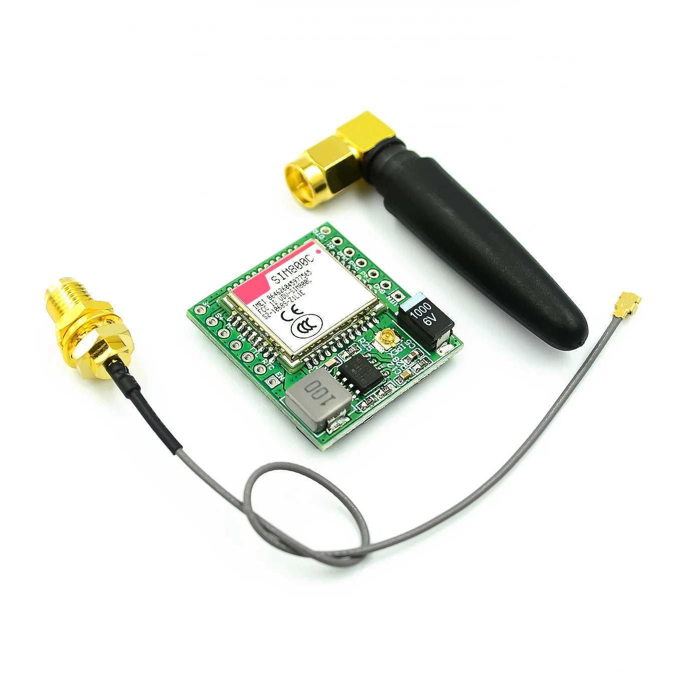Custom SIM800C GSM GPRS Module TTL Development Board IPEX With Air208S SIM7020C