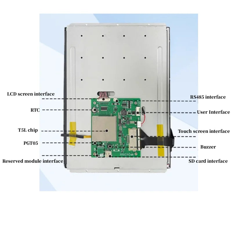 Custom 15 inch high reliability intelligent serial port screen DMG10768150_03W UV/AG touch optional