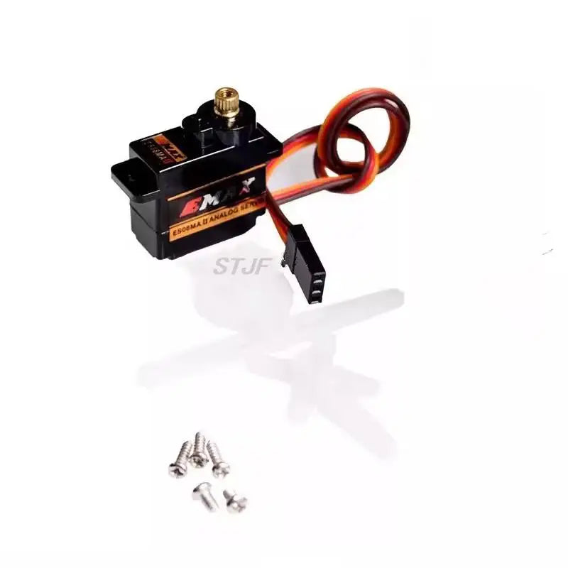 Custom EMAX ES08MA ES08MAII 12g Mini Metal Gear Analog Servo for Rc Hobbies Car Boat Helicopter Airplane Rc Robot