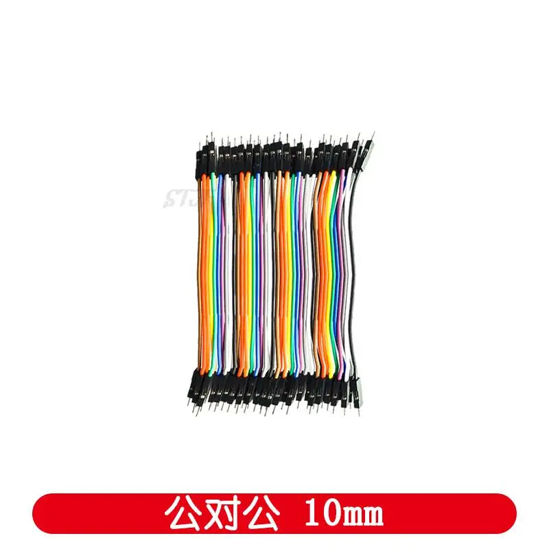 Custom 10cm 2.54mm 1pin Female to Female Male to Female Male to Male jumper wire Dupont cable