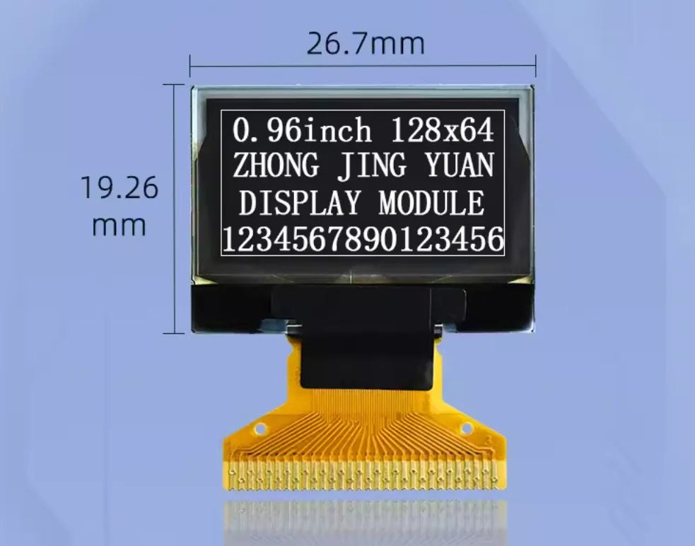 Custom 0.96 inch OLED display screen 30PIN 12864 ssd1306 SSD1315