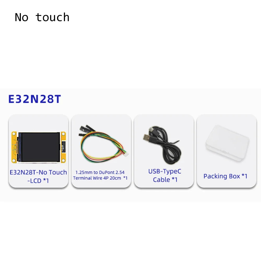 2.8inch ESP32-32 TFT SPI Display Screen E32R28T E32N28T ESP32-W-ROOM-32E WIFI BLE Module Dual-core ILI9341V Driver for IoT