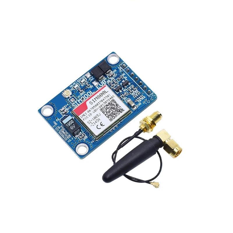 Custom SIM800L V2.0 5V Wireless GSM GPRS MODULE Quad-Band W/ Antenna Cable Cap