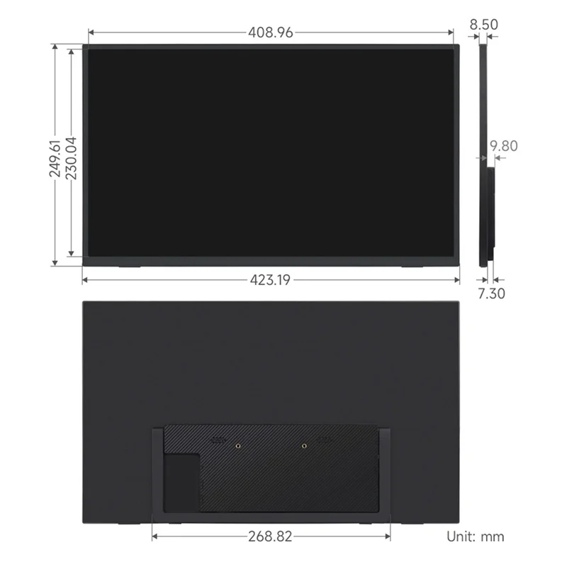 L07A-18.5-Inch Touch Screen LCD Portable Type-C/Minihdmi-Compatible Interface IPS Display For Raspberry Pi 5, Mobile Phone UK Pl