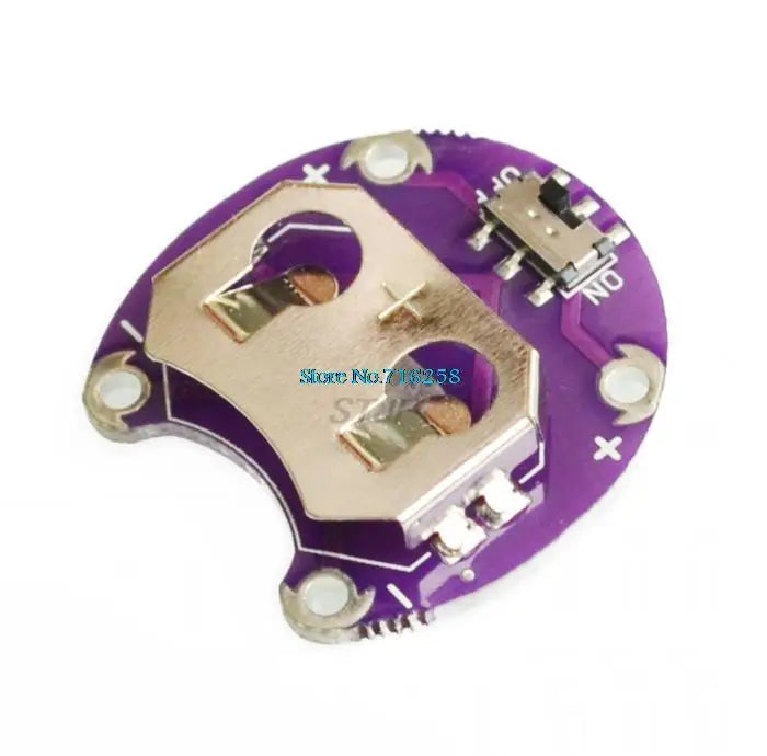 Custom 100PCS/LOT LilyPad Coin Cell Battery Holder CR2032 Battery Mount Module