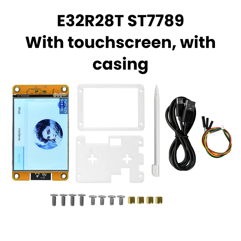 ESP32 WiFi BT Development Board ST7789 Driver E32N28T/E32R28T Intelligent Display Color Screen Onboard ESP32 Module 2.8 Inch