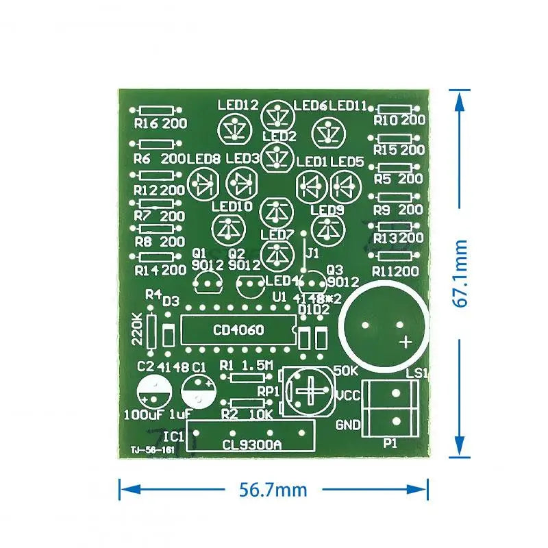 Custom CD4060 Dream Lamp Making Kit Music Lantern Making Lanterns to Alice Music Lamp Student Training Maker Lab
