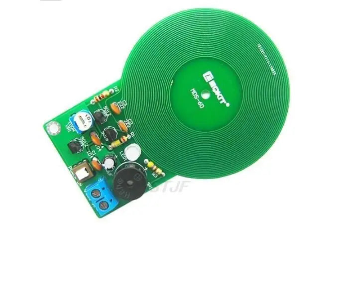 Custom DIY Kit Metal Detector Kit Electronic Kit DC 3V-5V 60mm Non-contact Sensor Board Module DIY Electronic Part Metal Detector