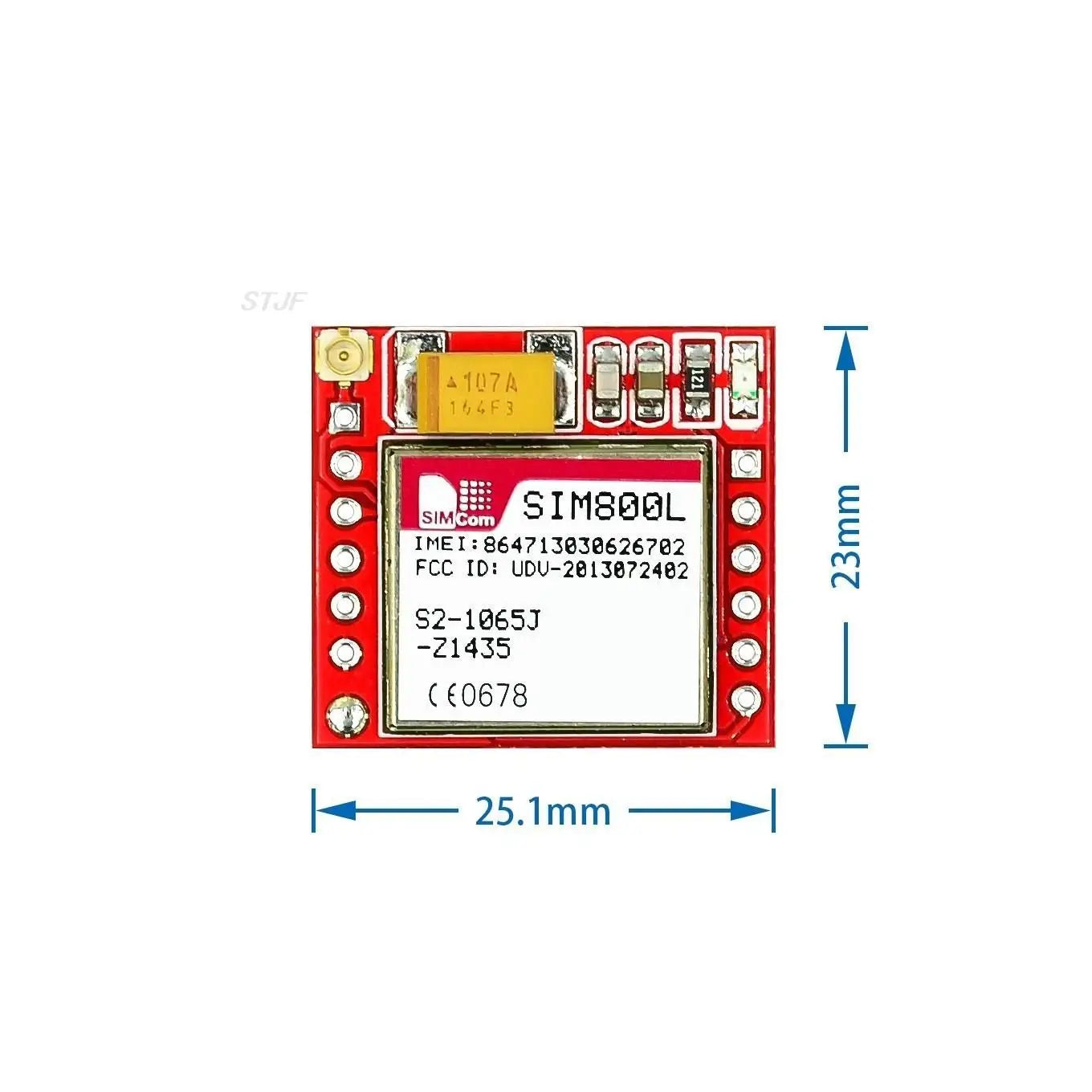 Custom Smallest SIM800L GPRS GSM Module MicroSIM Card Core BOard Quad-band TTL Serial Port with the antenna