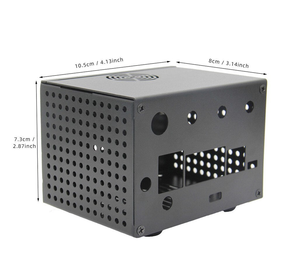 T100 Metal Case with Power & Reset Control Switch for T100 NVMe M.2 SSD Shield & Jetson Nano A02 Version Only customize