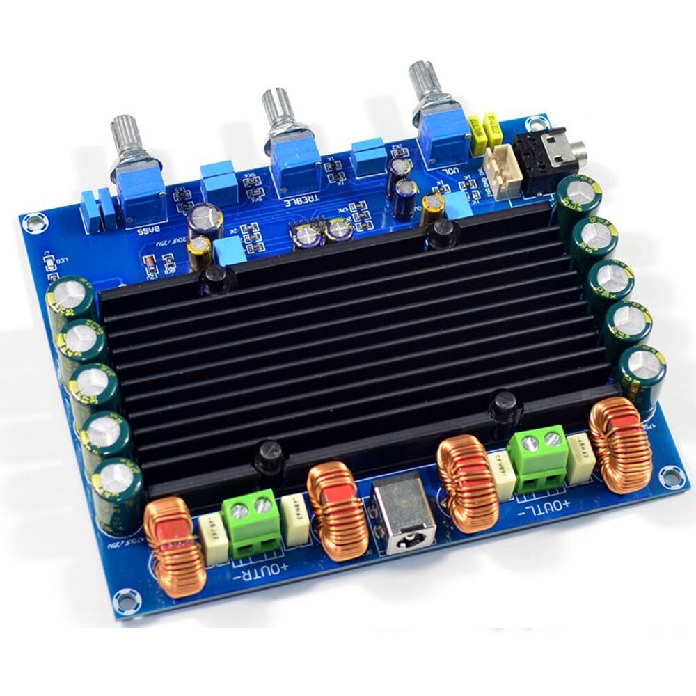 TPA3116D2 dual chip 100W * 2 digital audio power amplifier board customize