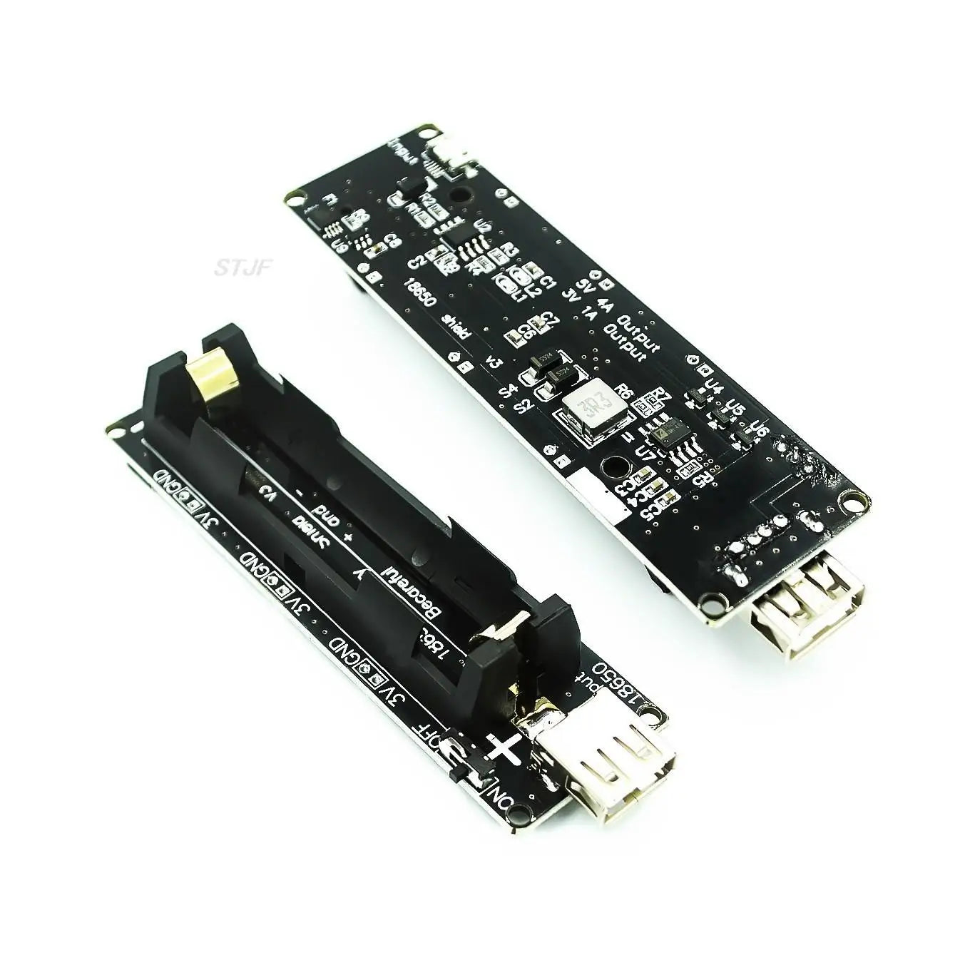 Custom Two Voltage 18650 Lithium Battery Shield V8 Mobile Power Expansion Board Module 5V/3A 3V/1A Micro USB For ArduinoESP
