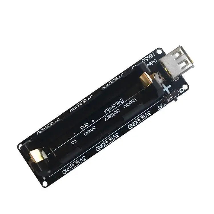 Custom Two Voltage 18650 Lithium Battery Shield V8 Mobile Power Expansion Board Module 5V/3A 3V/1A Micro USB For ArduinoESP