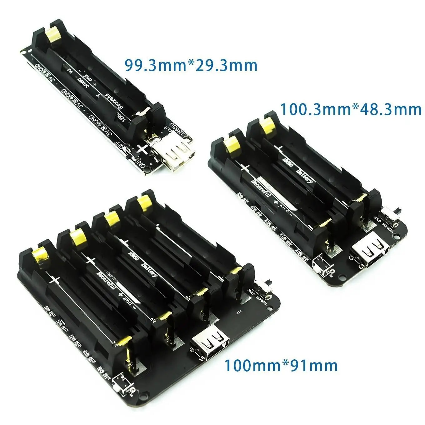Custom Two Voltage 18650 Lithium Battery Shield V8 Mobile Power Expansion Board Module 5V/3A 3V/1A Micro USB For ArduinoESP