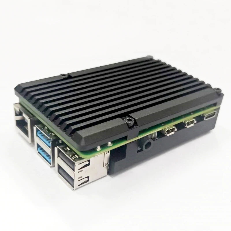 Custom Lonten On stock Raspberry Pi 4 Aluminum Case Box with high efficient cooling for Raspberry Pi 4 Enclosure Alup4 Manufacturer