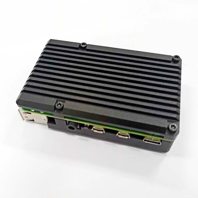 Custom Lonten On stock Raspberry Pi 4 Aluminum Case Box with high efficient cooling for Raspberry Pi 4 Enclosure Alup4 Manufacturer