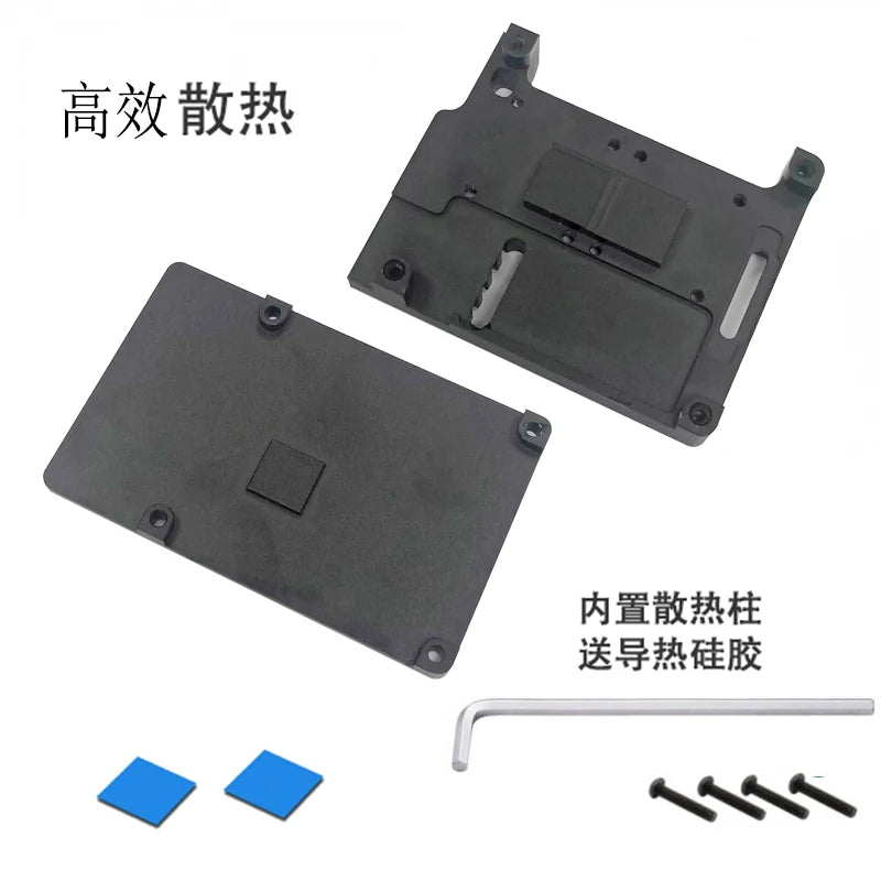 Custom Lonten On stock Raspberry Pi 4 Aluminum Case Box with high efficient cooling for Raspberry Pi 4 Enclosure Alup4 Manufacturer