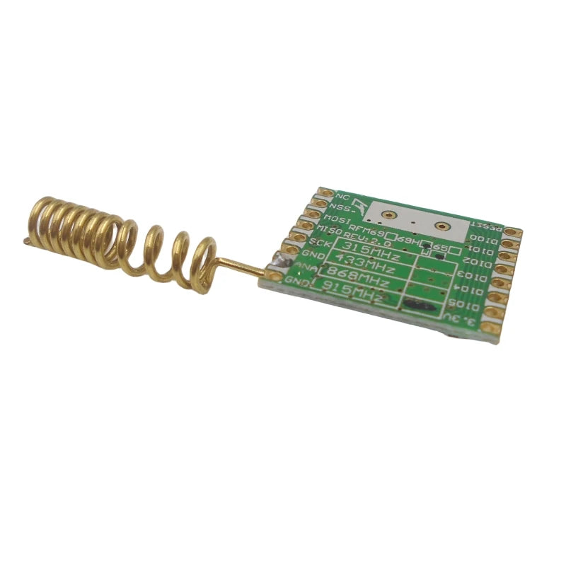 Custom With antenna RFM69HW 433/868/915mhz FSK transceiver module 20dBm SX1231