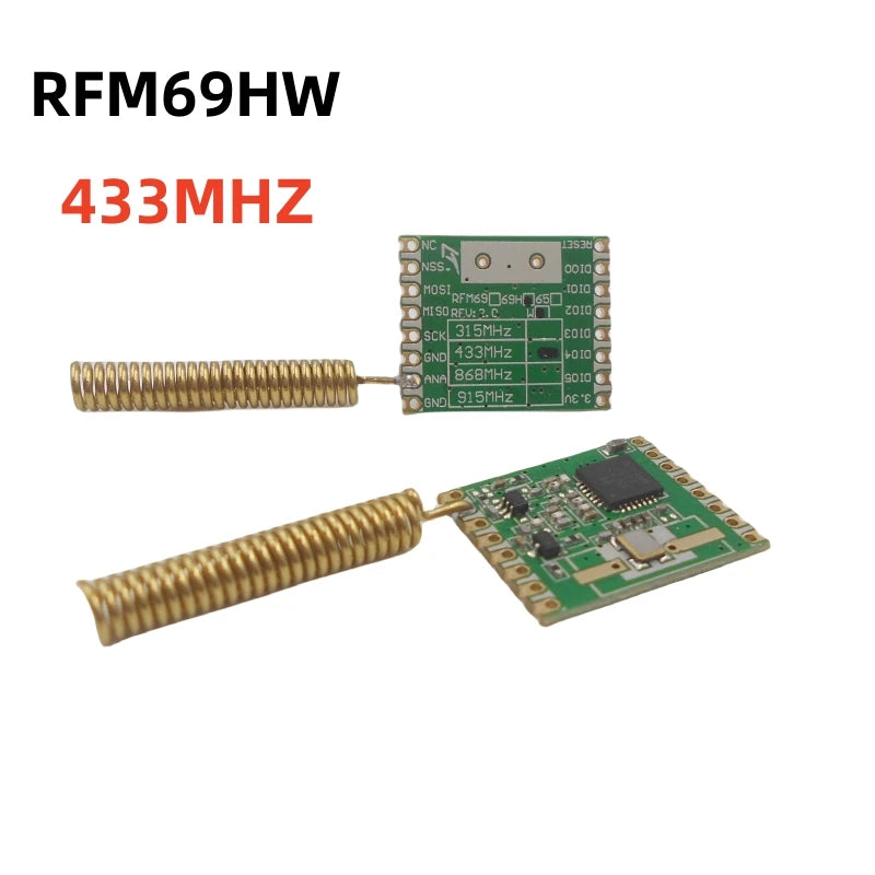 Custom With antenna RFM69HW 433/868/915mhz FSK transceiver module 20dBm SX1231