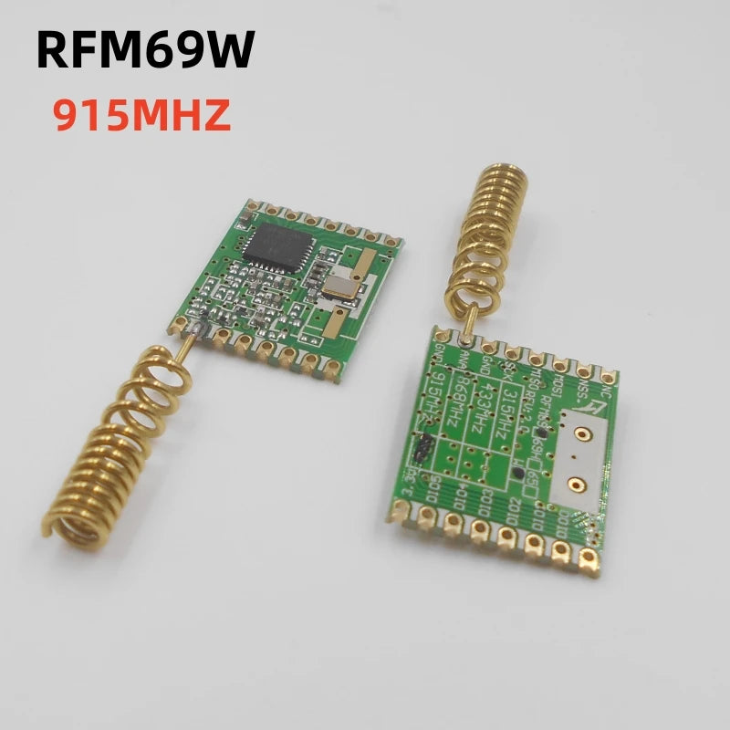 Custom With antenna RFM69W 433/868/915mhz Lora module FSK transceiver module 13dBm Frequency