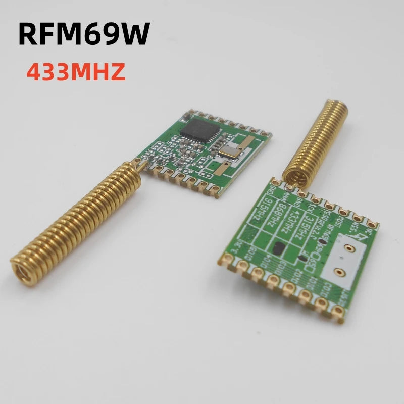 Custom With antenna RFM69W 433/868/915mhz Lora module FSK transceiver module 13dBm Frequency