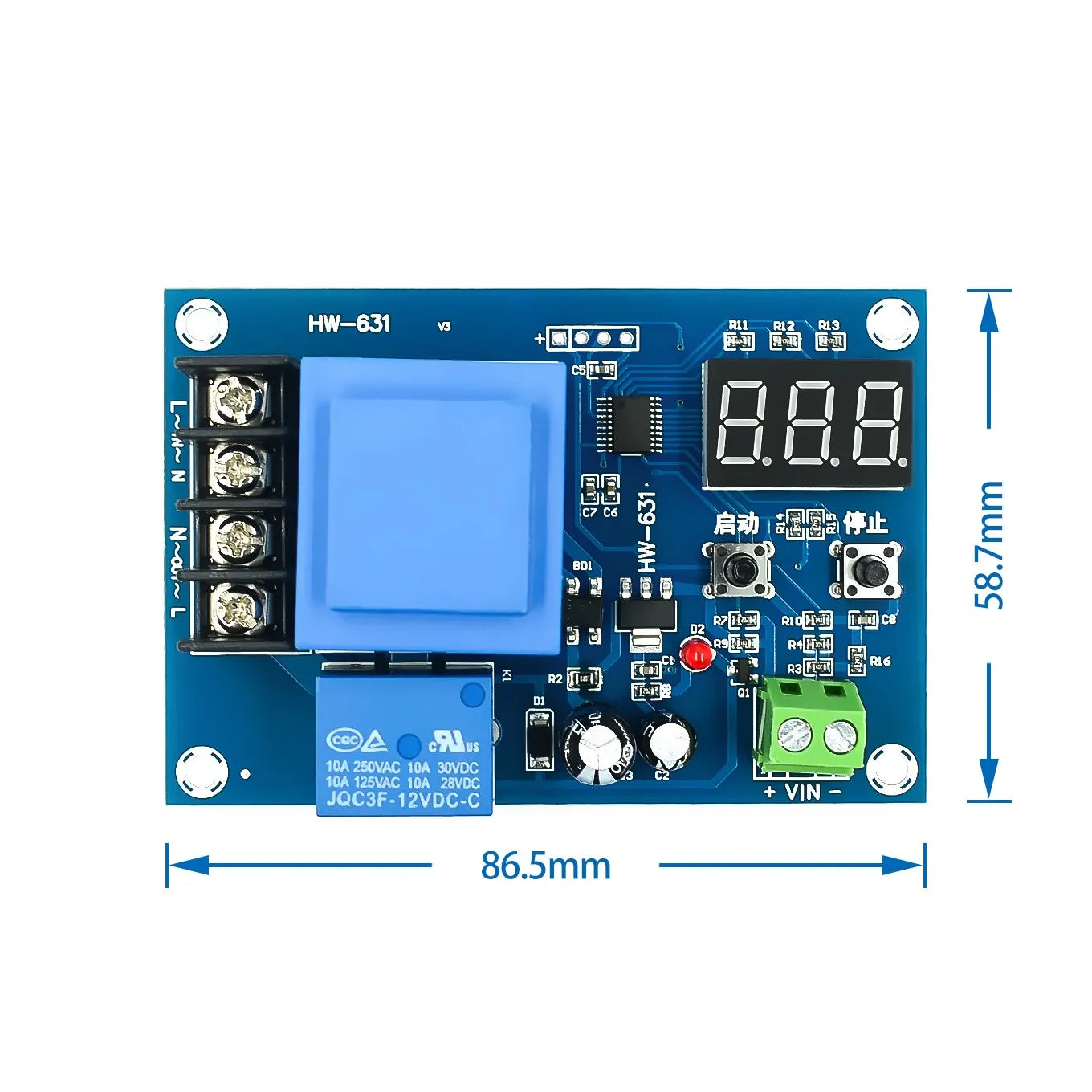 Custom XH-M602 Digital Control Battery Charging Control Module AC 220V Lithium Storage Battery Charger Control Switch Protection Board