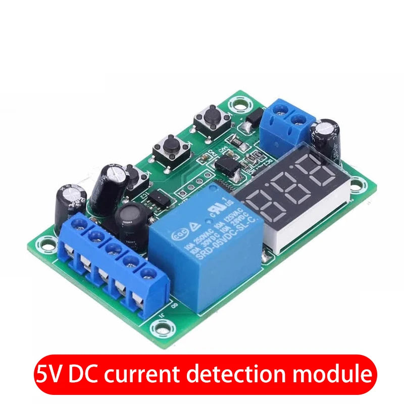 Custom YYI-2 DC Current Detection Module Relay Digital Display Overcurrent Alarm Switch Controller Motor Stall Protection 5V 12V 24V