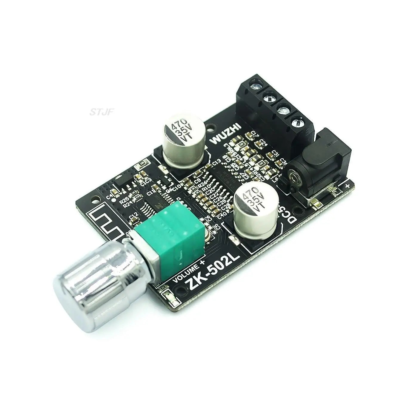 Custom ZK-502L MINI For Bluetooth 5.0 DC 5-24V Wireless Audio Digital Power amplifier Stereo board 50Wx2  Amp Amplificador