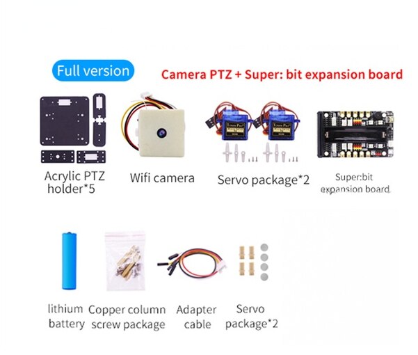 custom Micro:bit 2DOF Camera Platform Ondersteuning Verscheidenheid Van Uitbreidingskaart Drive 2 Kanalen 5V