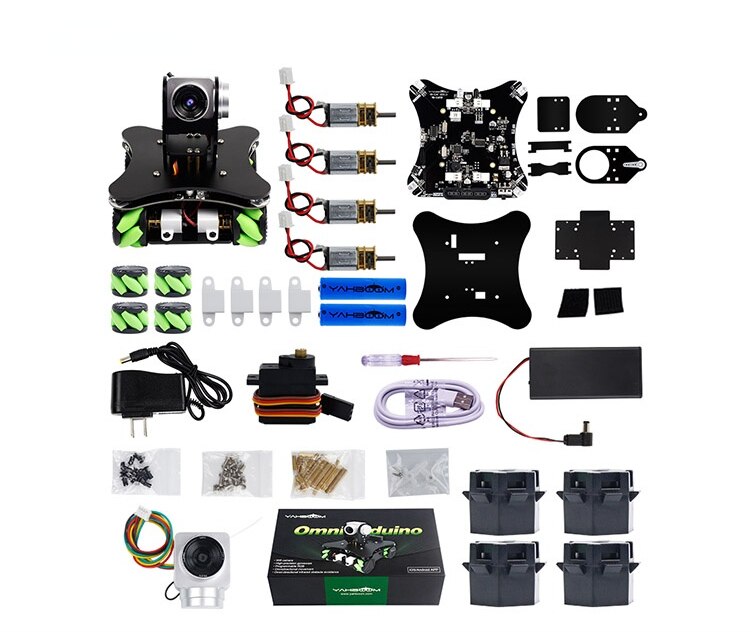 custom Mobiele Smart Auto Met Wifi Video En Mecanum Wielen Voor Leren C Taal