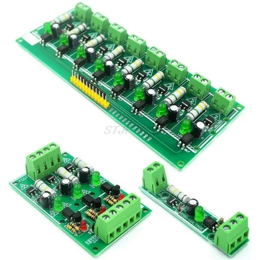 Custom 1 3 8 Bit AC 220V Optocoupler Isolation Module Voltage Detect Board Adaptive 3-5V For PLC Isolamento Fotoaccoppiatore Module