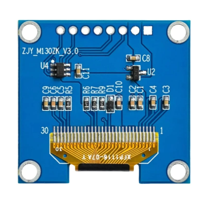 Custom 1.3 inch 8PIN OLED display 12864 sh1106 sd1306 with Chinese character library