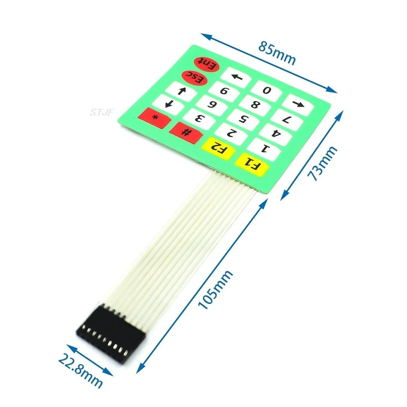 Custom 1*4 3*4 4*4 4*5 Matrix Array/Matrix Keyboard 16 Key Membrane Switch Keypad for arduino 1x4 3x4 4x4 4x5