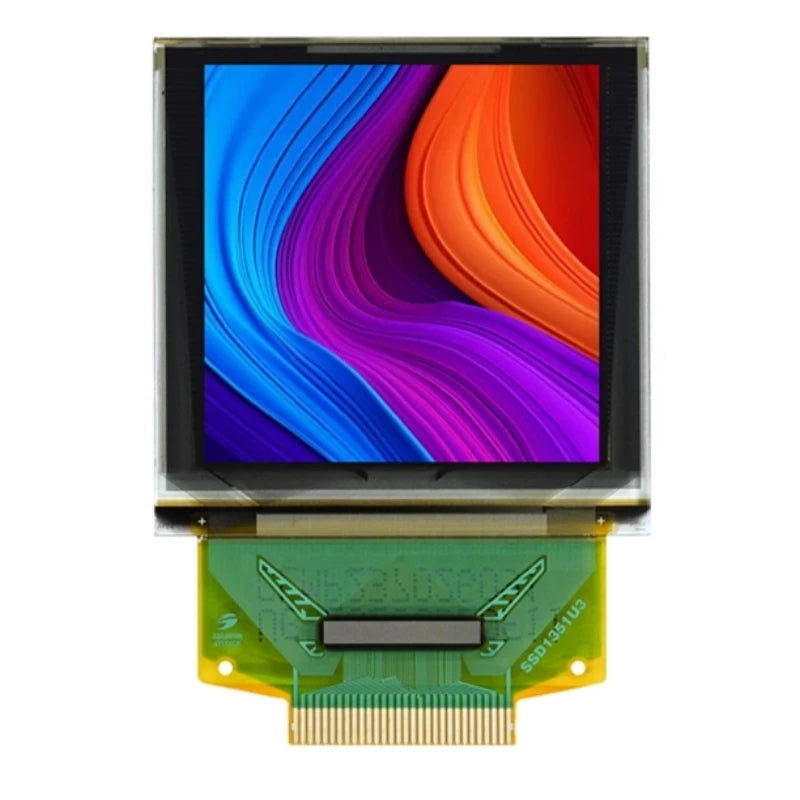 Custom 1.5-inch OLED display screen 30PIN 128128 square screen SSD1351 driver color LCD screen