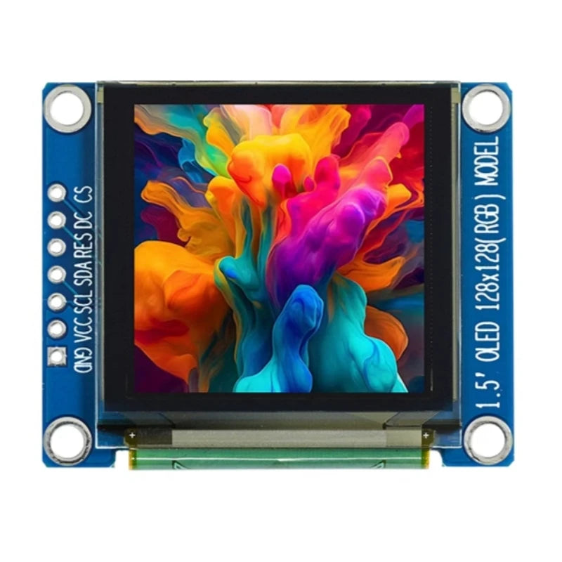 Custom 1.5-inch OLED display screen 30PIN 128128 square screen SSD1351 driver color LCD screen