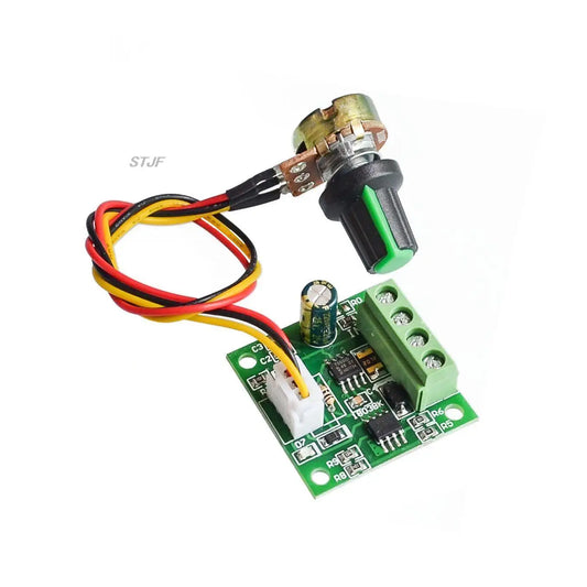 Custom 1.8V 3/5/6/12 V 2A PWM DC Motor Speed Control /w Potentiometer Switch
