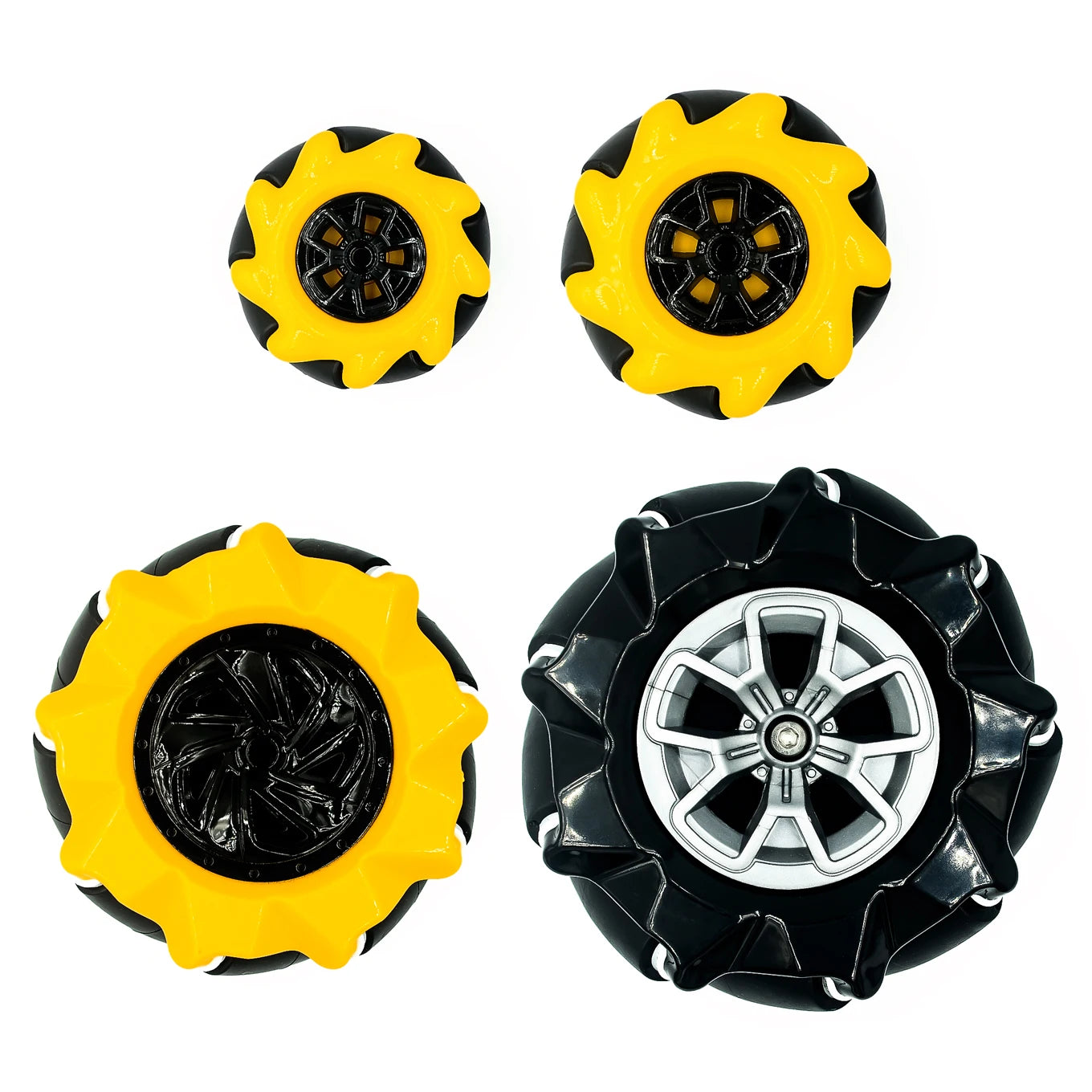 Custom 1 pair McNam wheel omnidirectional wheel 48mm 60mm TT motor intelligent car mobile car for arduino