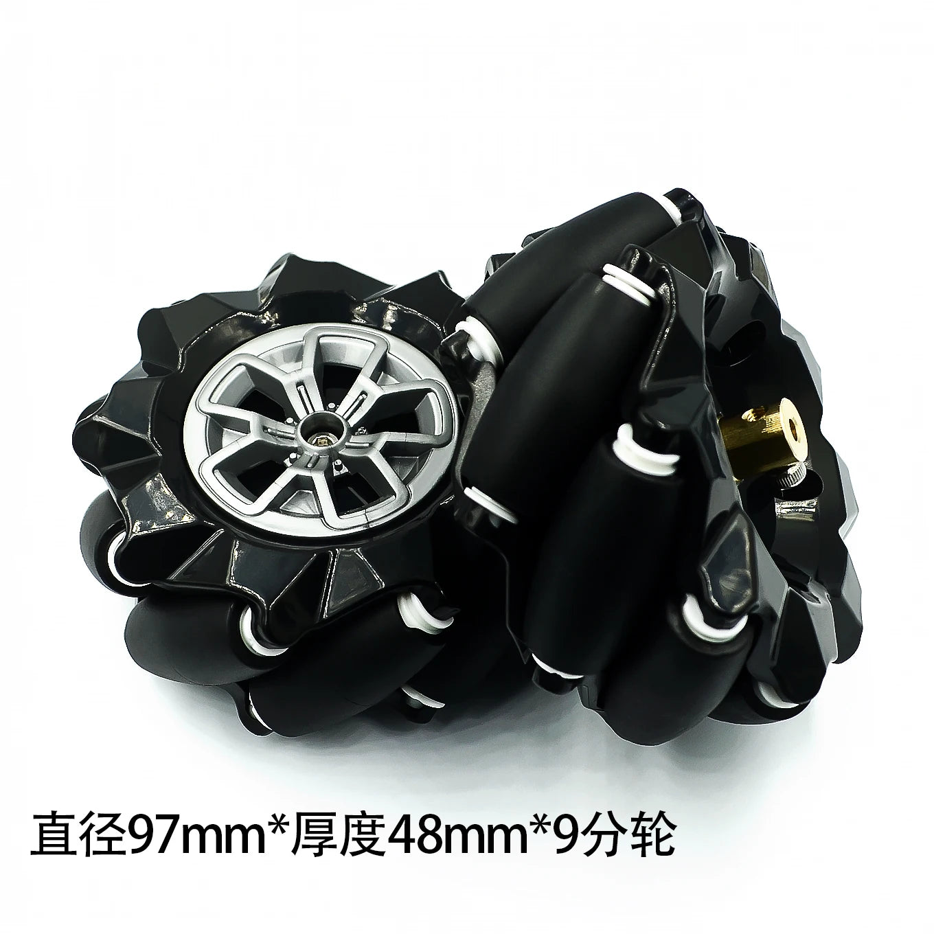 Custom 1 pair McNam wheel omnidirectional wheel 48mm 60mm TT motor intelligent car mobile car for arduino