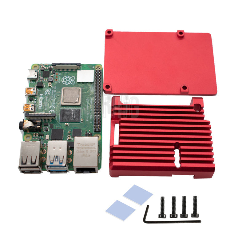 Raspberry Pi 4 Case Aluminum Metal Case with high efficient cooling Shell Box raspberry pi 4 enclosure custom accepted LT-LP1007C customize