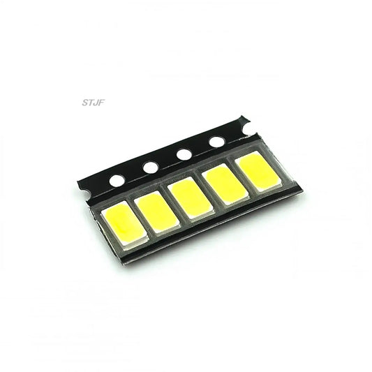 Custom 100pcs 5630/5730-CW/WW 0.5W-150Ma 35-40lm 6500K White Light SMD 5730 5630 LED 5730 diodes (3.2~3.4V)