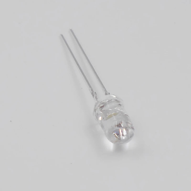Custom 100pcs/lot F5 5MM Direct insertion LED light emitting high brightness diode long pin white blue red green yellow