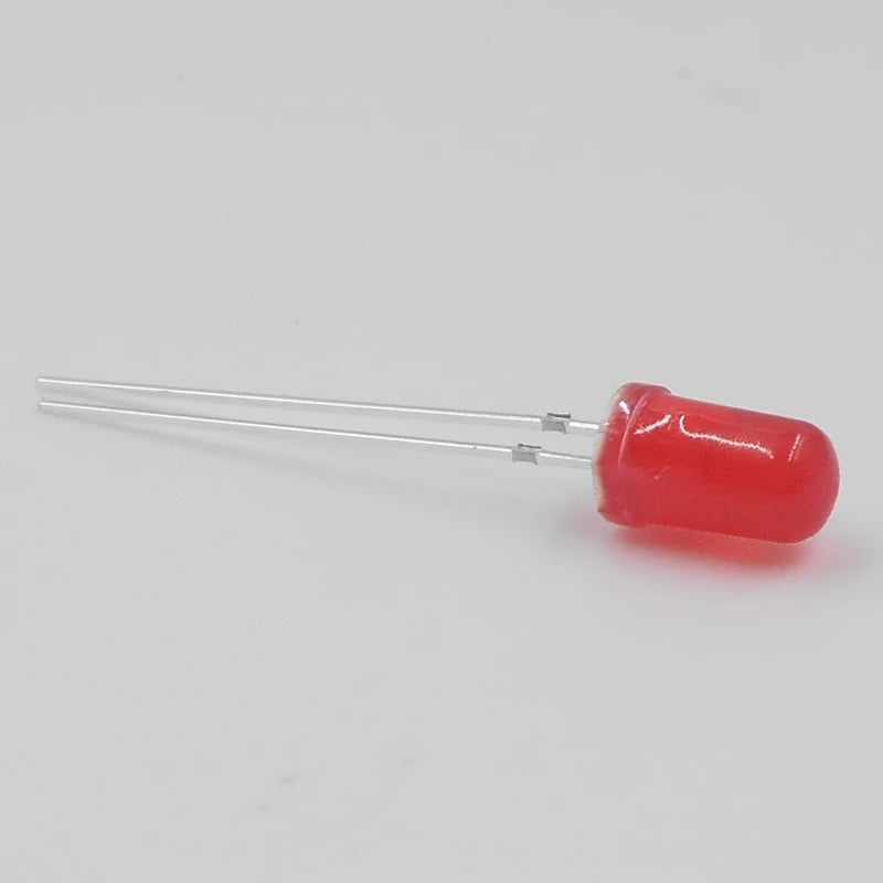 Custom 100pcs/lot F5 5MM Direct insertion LED light emitting high brightness diode long pin white blue red green yellow