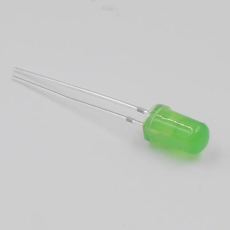 Custom 100pcs/lot F5 5MM Direct insertion LED light emitting high brightness diode long pin white blue red green yellow