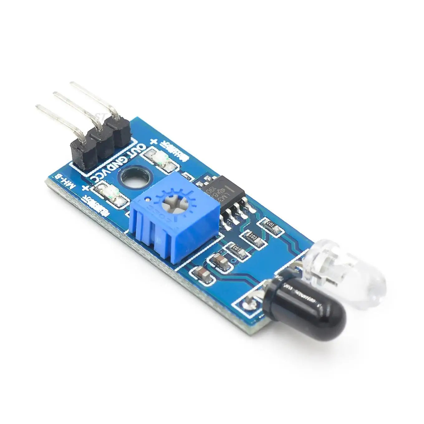 Custom 10PCS IR Infrared Obstacle Avoidance Sensor Module for Arduino Smart Car Robot