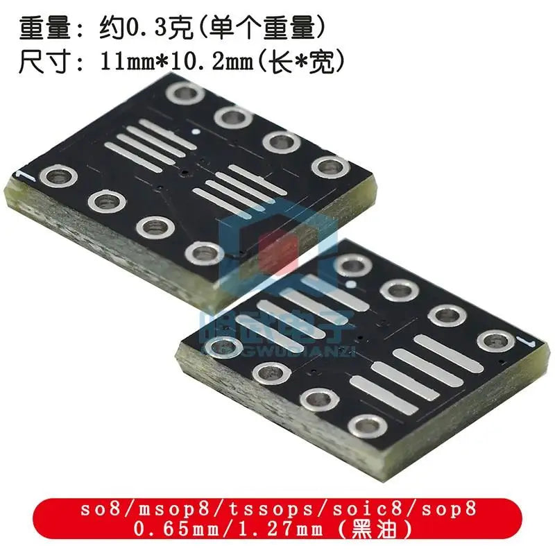 Custom 10PCS SOP Transfer Board SOP8 SOP10 SOP16 SOP28 TQFP QFN56/64 IC Test Board PCB Board SOT23 SMD to DIP